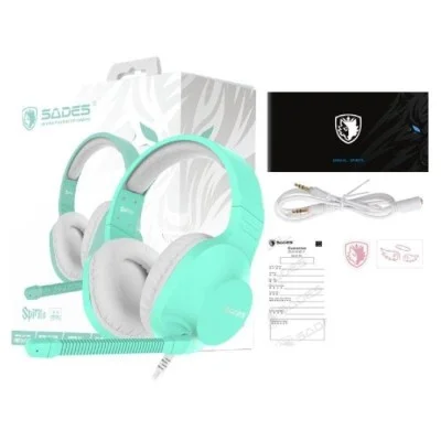 Sades Spirits SA721 Gaming Headset - Cyan